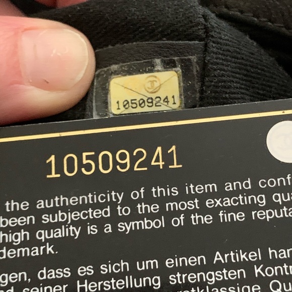 ** Rare** Chanel NSZ Authentic 100% 94305 black bag UNI - Picture 12 of 16